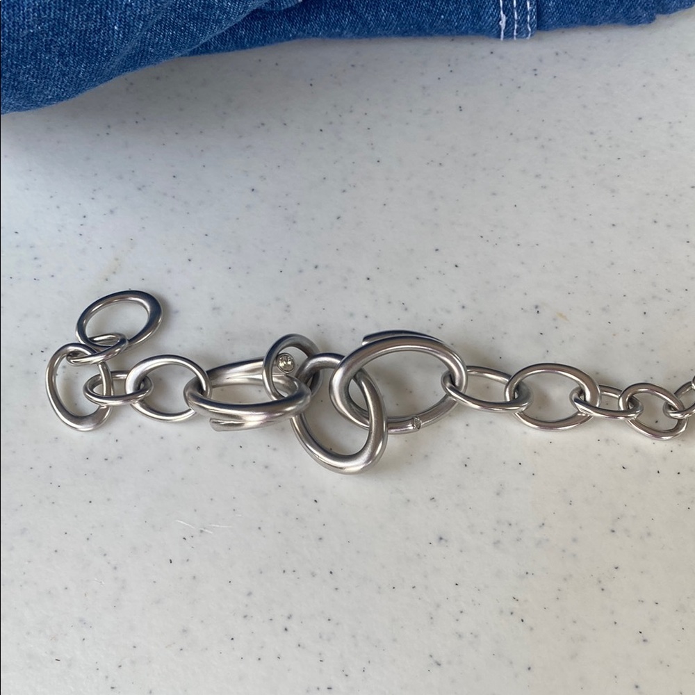 Brighton Silver Cable Chain Bracelet